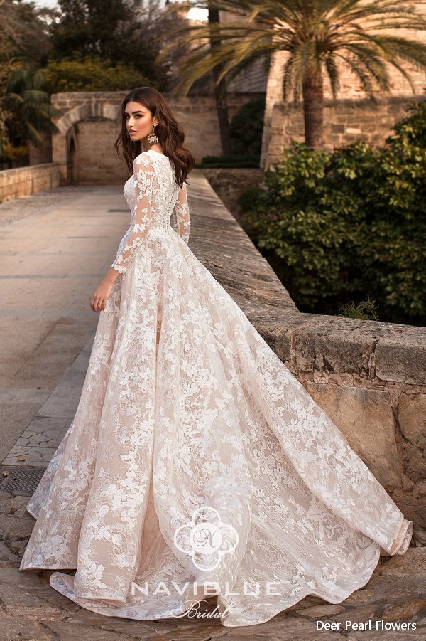 Navi Blue 2019 Wedding Dress