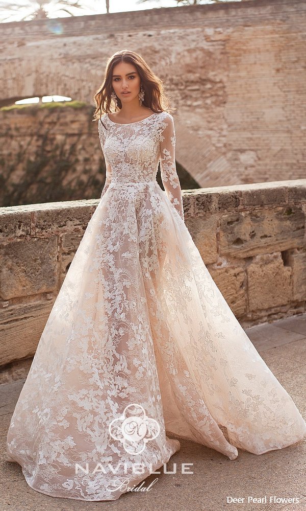 Navi Blue 2019 Wedding Dress