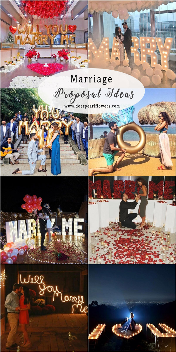 Wedding Marriage Proposal Ideas