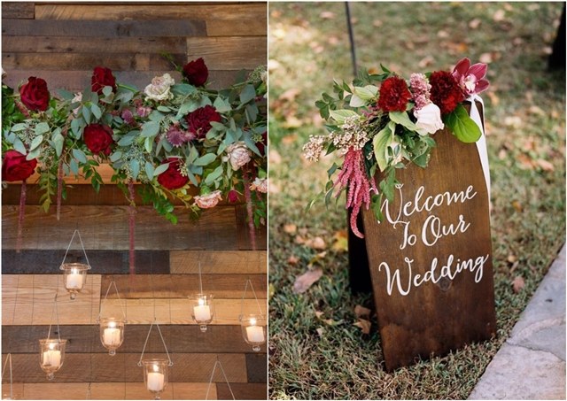 burgundy wedding color ideas