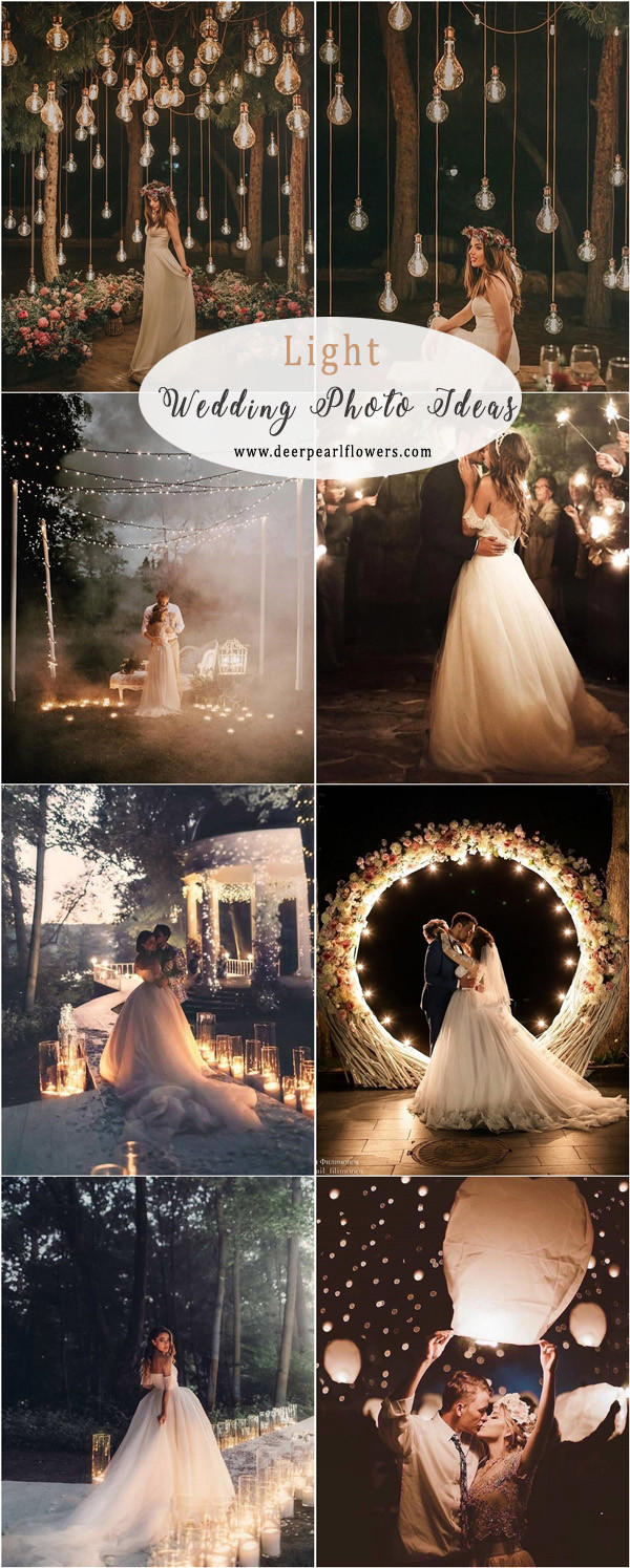Romantic rustic country light wedding photos