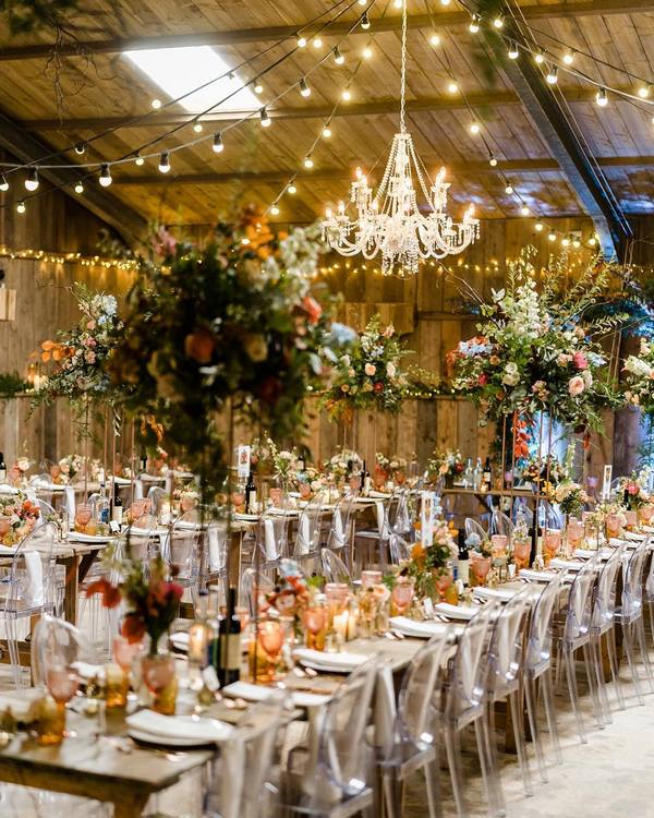 Romantic rustic wedding table runner centerpiece decor ideas