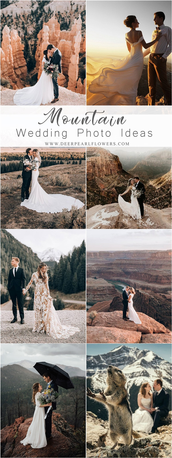 Mountain wedding photography tips and ideas