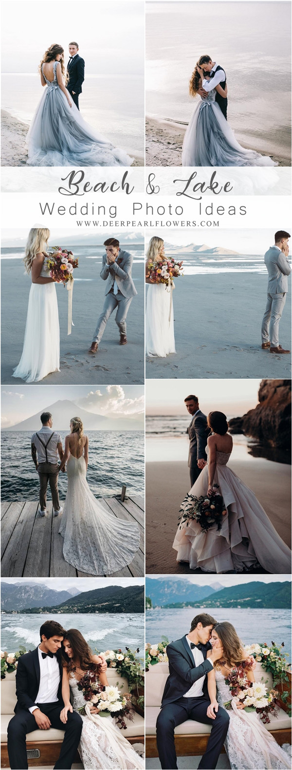 Beach, Ocean and Lake wedding photo ideas 