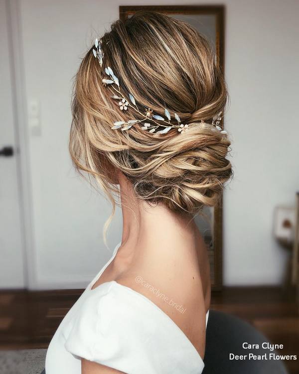 Cara Clyne Long Wedding Hairstyles and Wedding Updos 