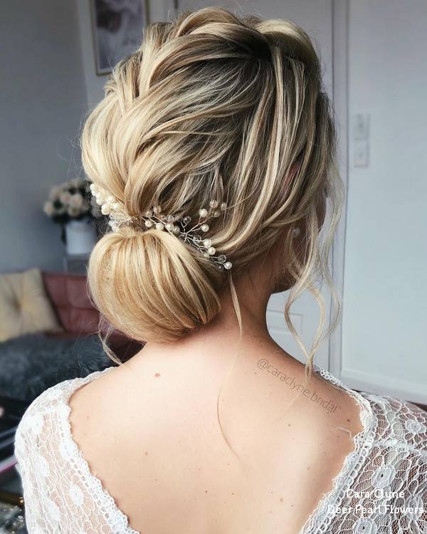 Cara Clyne Long Wedding Hairstyles and Wedding Updos 