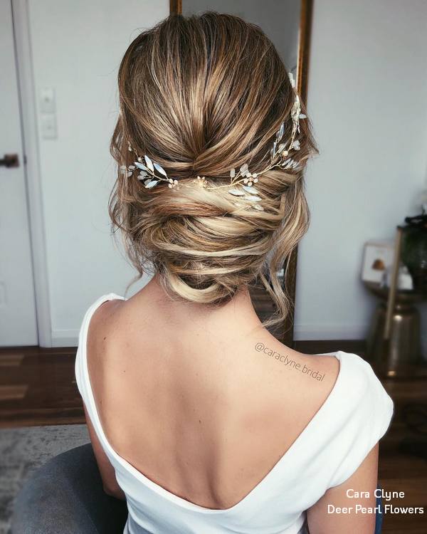 Cara Clyne Long Wedding Hairstyles and Wedding Updos 