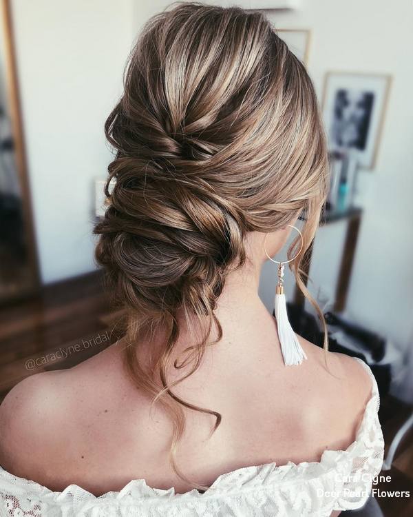 Cara Clyne Long Wedding Hairstyles and Wedding Updos 