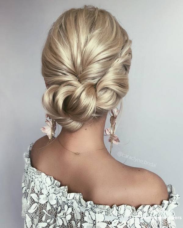 Cara Clyne Long Wedding Hairstyles and Wedding Updos 