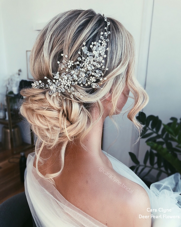 Cara Clyne Long Wedding Hairstyles and Wedding Updos 