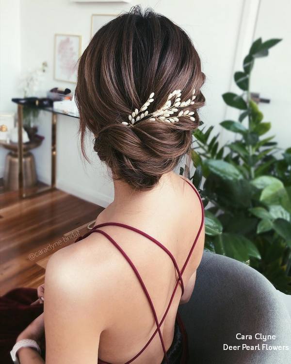 Cara Clyne Long Wedding Hairstyles and Wedding Updos 