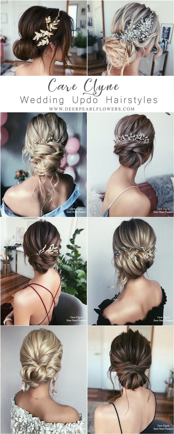 Long Wedding Hairstyles and updos from Cara Clyne