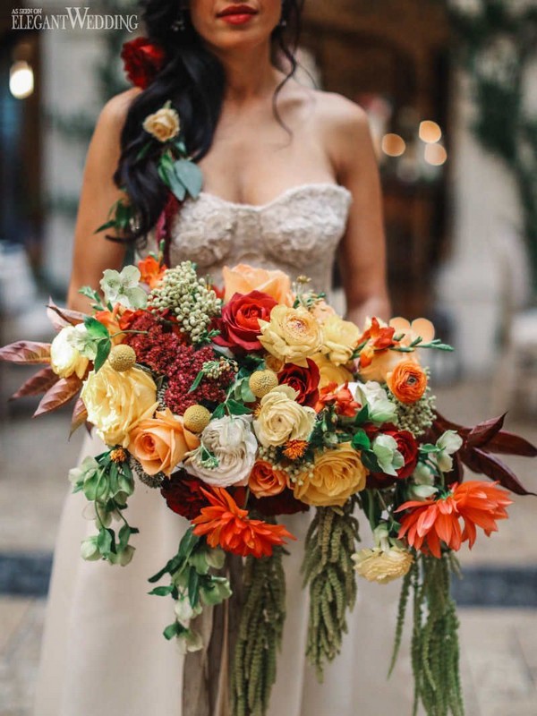 Red, Orange and Yellow Bouquet