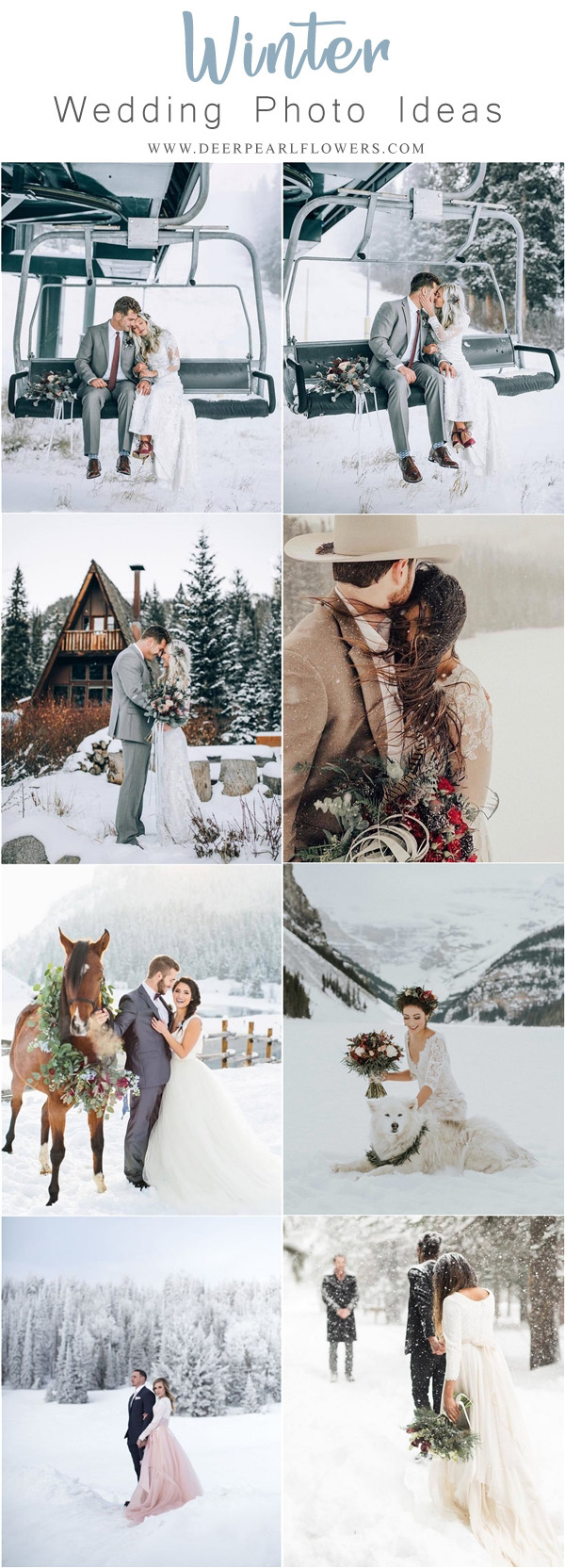 Winter wedding ideas - Winter Wedding Photography Ideas