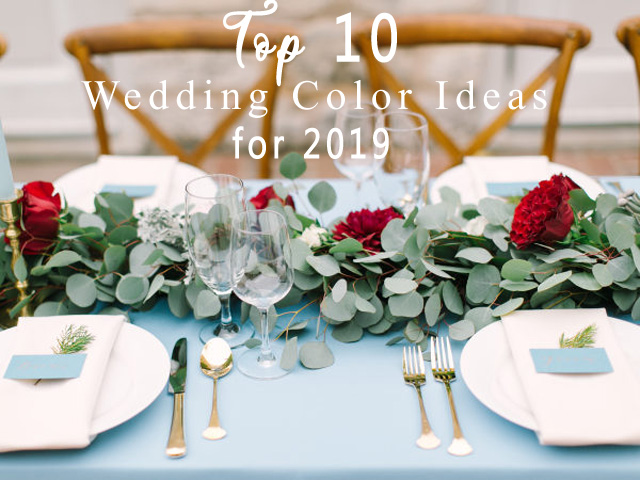 dusty blue and burgundy wedding table centerpiece