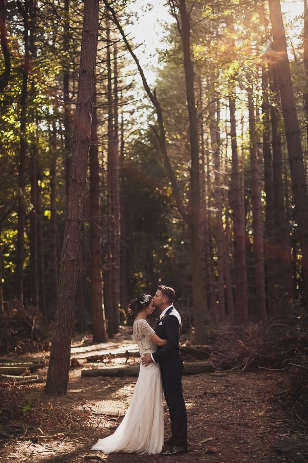 forest woodland wedding photography ideas