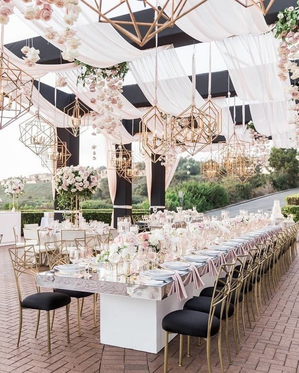 Wedding Reception Table Setting Decoration Ideas