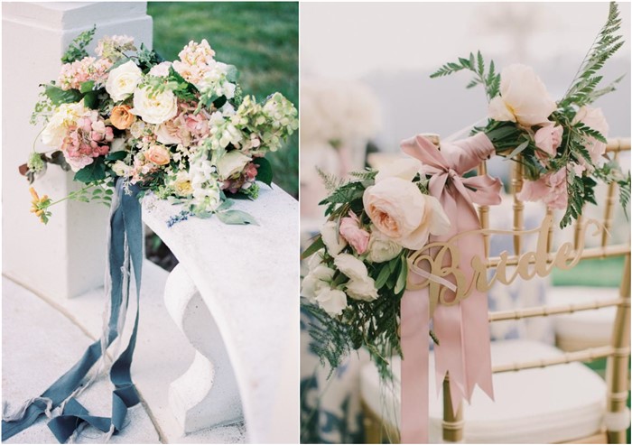 dusty rose wedding color ideas