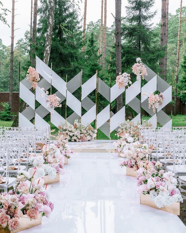 Modern Wedding Arches and Backdrops from Caramel 