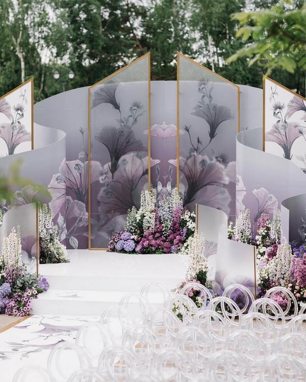 Modern Wedding Arches and Backdrops from Caramel 