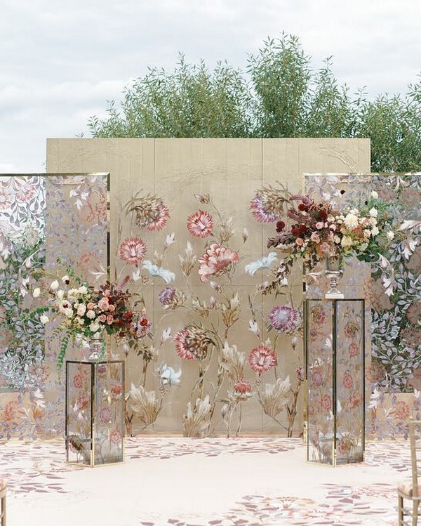 Modern Wedding Arches and Backdrops from Caramel 
