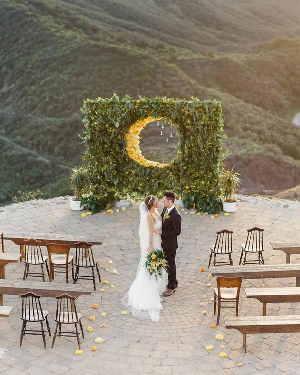 Greenery wedding backdrop 5