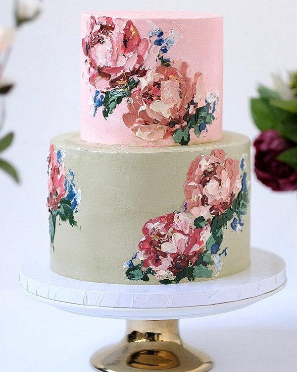 Printed Wedding Cake Ideas