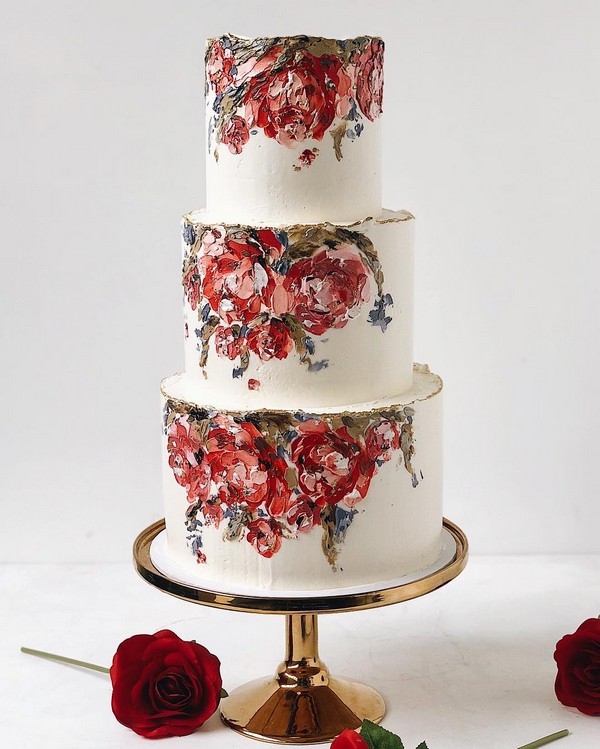Printed Wedding Cake Ideas