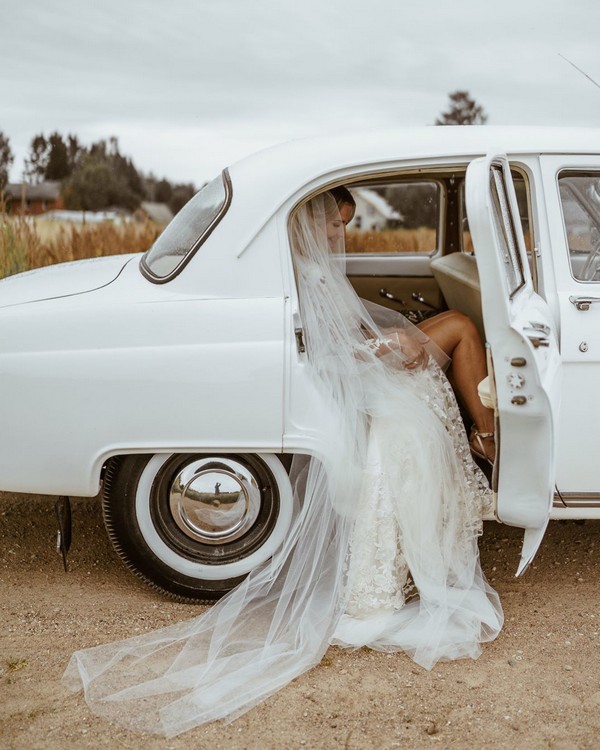 Romantic Wedding Photo Ideas with Your Bridal Veil 