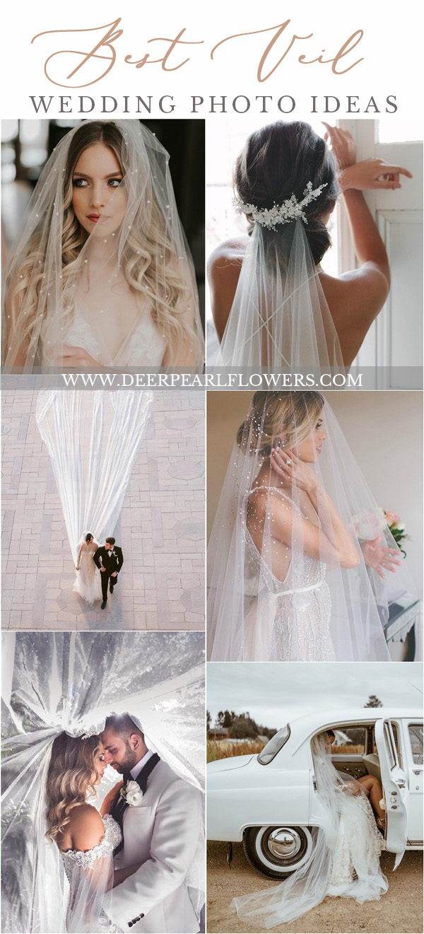 Romantic Wedding Photo Ideas with Your Wedding Veil