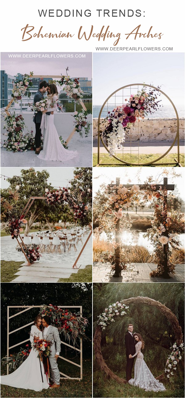 2024 Wedding Trends: What's Hot for 2024 25 Wedding Trends Bohemian Wedding Arch Ideas