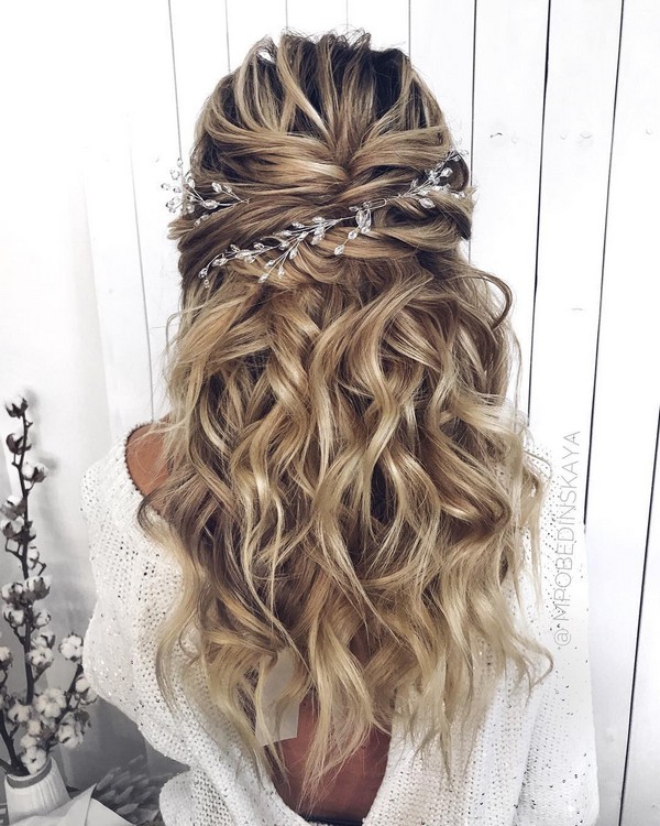 half up wedding hairstyles