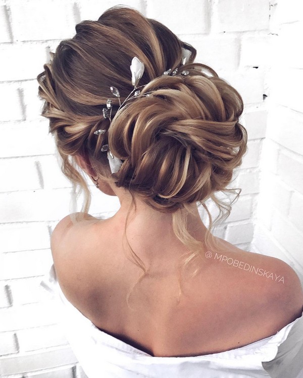 Long updo quinceañera hairstyles from mpobedinskaya 