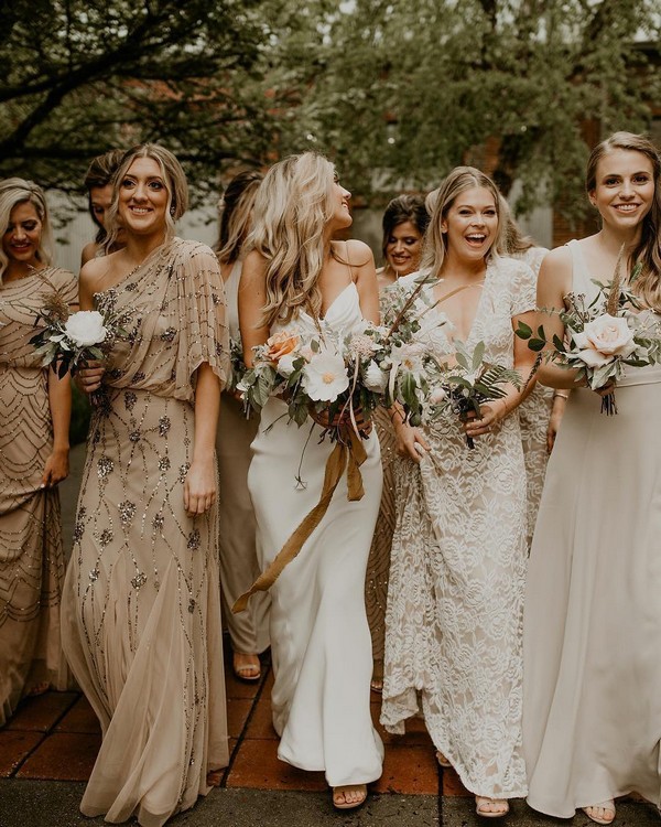 Vintage boho bridesmaid dresses4