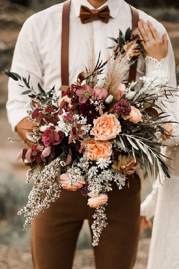 fall taupe groomsmen suit