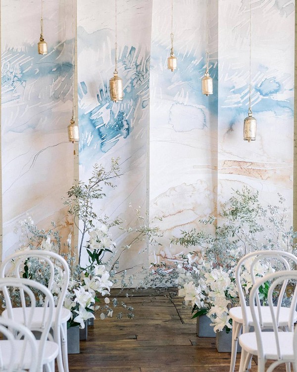 light blue wedding backdrop 14