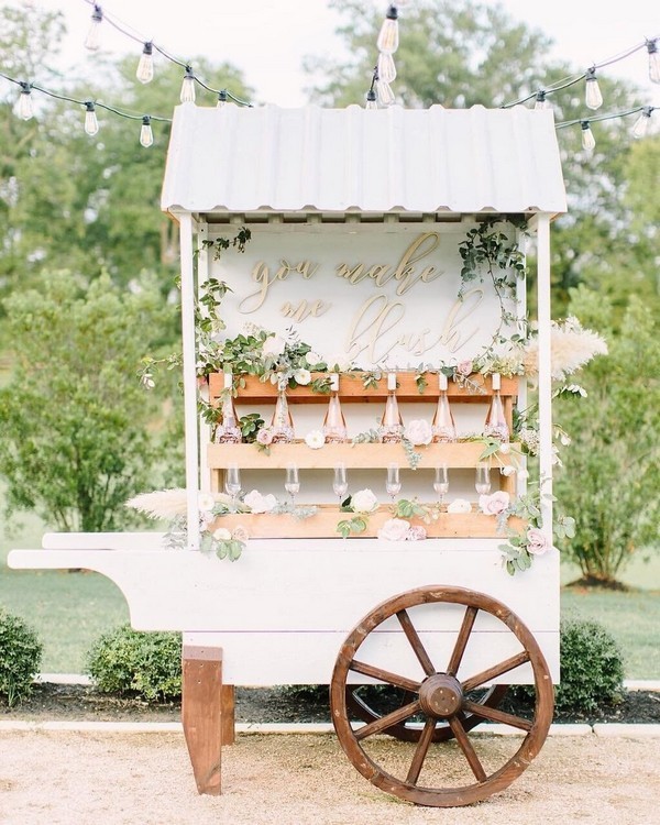 35 Amazing Wedding Dessert Table Display Ideas for 2024 13 simple wedding drink bar 13