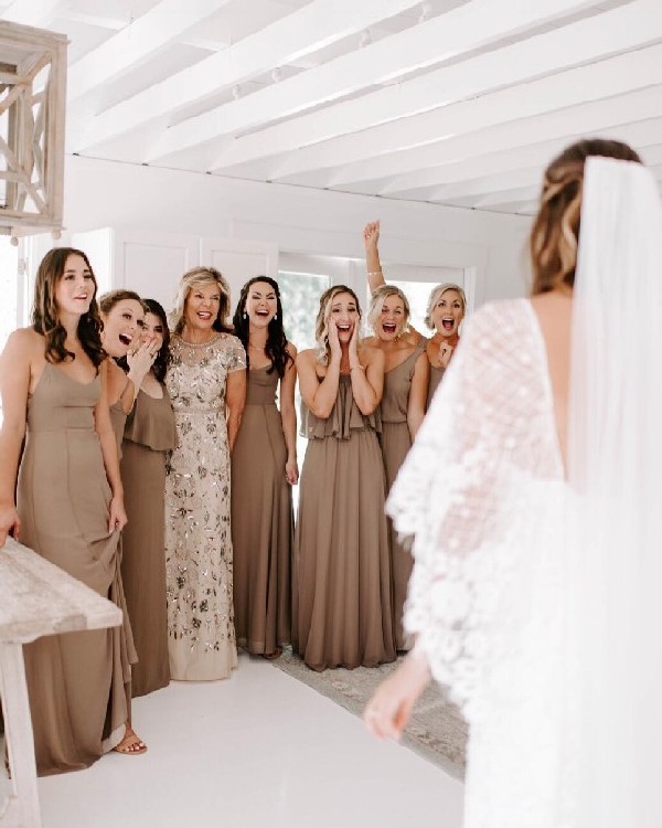 taupe dresses for weddings