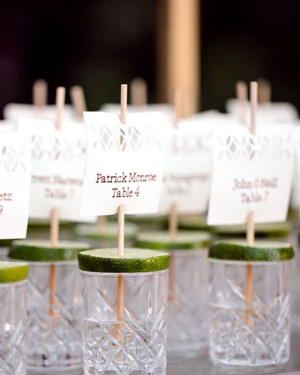 wedding drink glass favors 