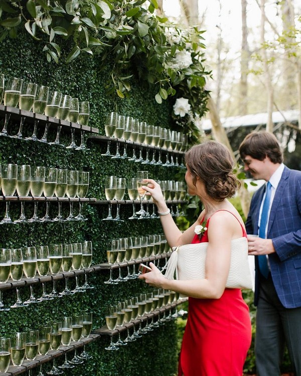 wedding drink wall