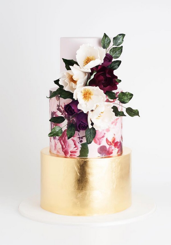 Elegant wedding cakes from cake_ink