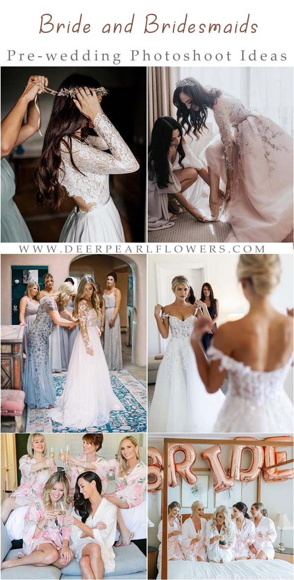 Bride and her Bridesmaids Pre Wedding Photoshoot Ideas5