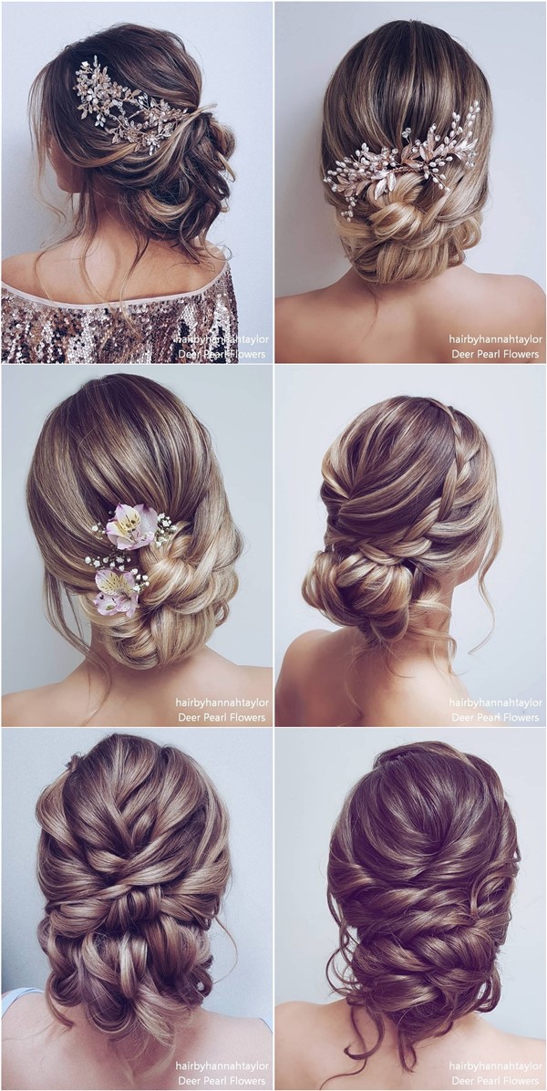 Long wedding hairstyles and updos from hairbyhannahtaylor