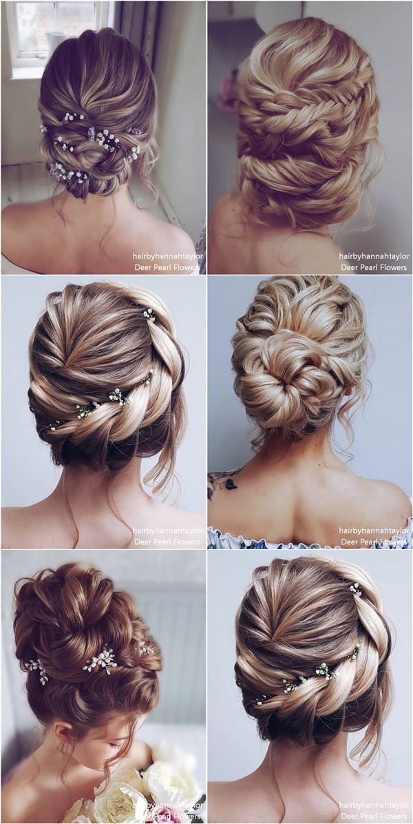 Long wedding hairstyles and updos from hairbyhannahtaylor