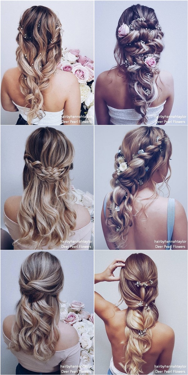 Long wedding hairstyles from hairbyhannahtaylor