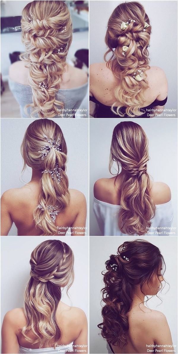 Long wedding hairstyles from hairbyhannahtaylor