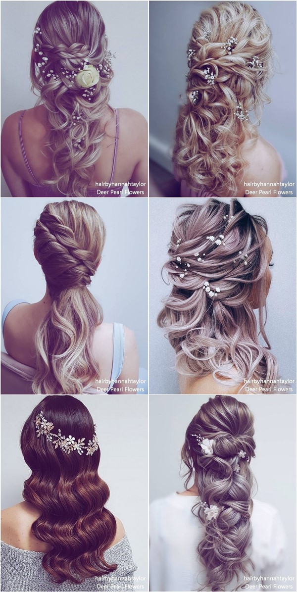 Long wedding hairstyles from hairbyhannahtaylor