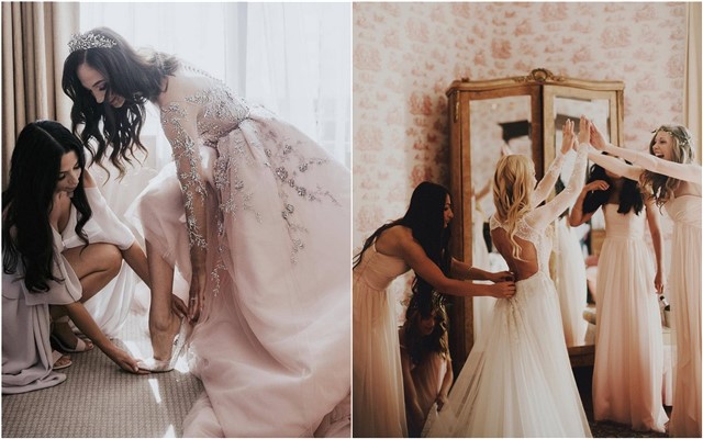 Pre Wedding Photoshoot Ideas for the Bride and her Bridesmaids