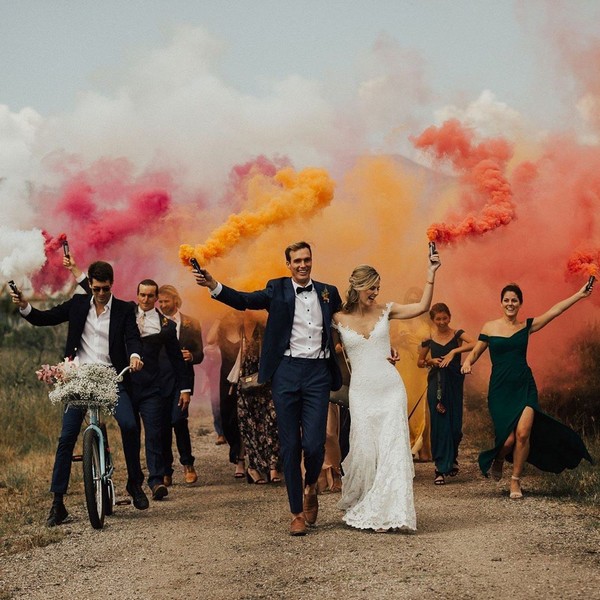 Wedding Photo Ideas with Bridesmaids and Groomsmen 