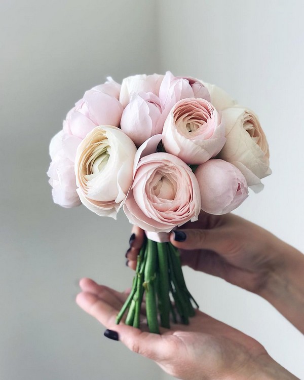 blush pink roses wedding bouquet15